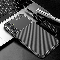 Custodia Silicone Cover Morbida Spigato per Samsung Galaxy M44 5G Nero