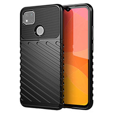 Custodia Silicone Cover Morbida Spigato per Xiaomi Redmi 9 Activ Nero