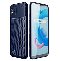 Custodia Silicone Cover Morbida Spigato S01 per Realme C11 (2021) Blu