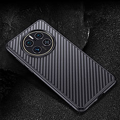 Custodia Silicone Cover Morbida Spigato T01 per Huawei Mate 50 Pro Nero