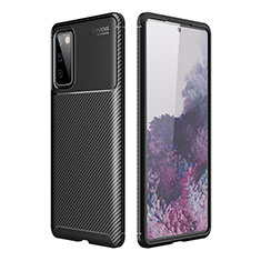 Custodia Silicone Cover Morbida Spigato WL1 per Samsung Galaxy S20 FE (2022) 5G Nero