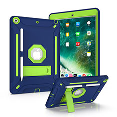 Custodia Silicone e Plastica Opaca Cover con Supporto YJ2 per Apple iPad 10.2 (2019) Blu