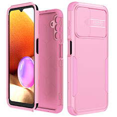 Custodia Silicone e Plastica Opaca Cover Fronte e Retro 360 Gradi MQ1 per Samsung Galaxy A13 5G Oro Rosa