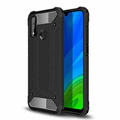 Custodia Silicone e Plastica Opaca Cover per Huawei Nova Lite 3 Plus Nero