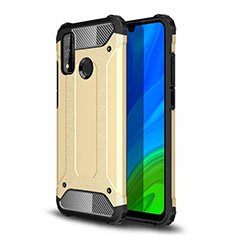 Custodia Silicone e Plastica Opaca Cover per Huawei Nova Lite 3 Plus Oro