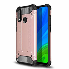 Custodia Silicone e Plastica Opaca Cover per Huawei Nova Lite 3 Plus Oro Rosa