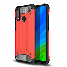 Custodia Silicone e Plastica Opaca Cover per Huawei Nova Lite 3 Plus Rosso