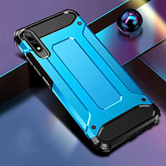 Custodia Silicone e Plastica Opaca Cover per Huawei P Smart Z (2019) Cielo Blu