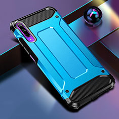 Custodia Silicone e Plastica Opaca Cover per Huawei Y9s Cielo Blu