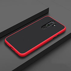 Custodia Silicone e Plastica Opaca Cover per Oppo A5 (2020) Rosso