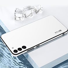 Custodia Silicone e Plastica Opaca Cover per Samsung Galaxy S25 5G Bianco