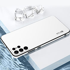 Custodia Silicone e Plastica Opaca Cover per Samsung Galaxy S25 Ultra 5G Bianco