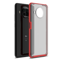 Custodia Silicone e Plastica Opaca Cover per Xiaomi Mi 10T Lite 5G Rosso