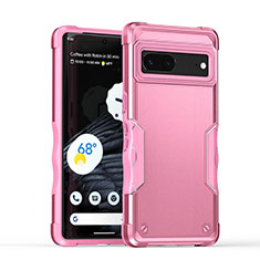 Custodia Silicone e Plastica Opaca Cover QW1 per Google Pixel 7 5G Rosa