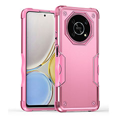 Custodia Silicone e Plastica Opaca Cover QW1 per Huawei Honor Magic4 Lite 5G Rosa