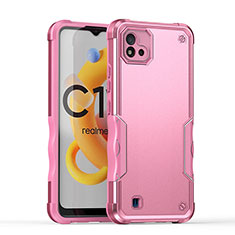 Custodia Silicone e Plastica Opaca Cover QW1 per Realme C20 Rosa