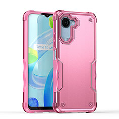 Custodia Silicone e Plastica Opaca Cover QW1 per Realme C30s Rosa