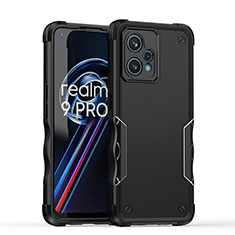 Custodia Silicone e Plastica Opaca Cover QW1 per Realme Narzo 50 Pro 5G Nero