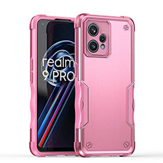 Custodia Silicone e Plastica Opaca Cover QW1 per Realme Narzo 50 Pro 5G Rosa