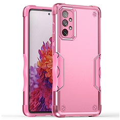 Custodia Silicone e Plastica Opaca Cover QW1 per Samsung Galaxy A33 5G Oro Rosa