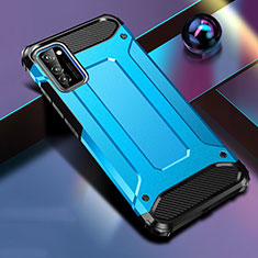 Custodia Silicone e Plastica Opaca Cover R01 per Huawei Honor V30 5G Cielo Blu