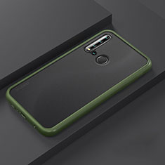 Custodia Silicone e Plastica Opaca Cover R03 per Huawei P20 Lite (2019) Verde