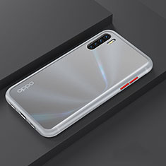 Custodia Silicone e Plastica Opaca Cover R03 per Oppo K7 5G Bianco