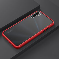 Custodia Silicone e Plastica Opaca Cover R03 per Oppo K7 5G Rosso