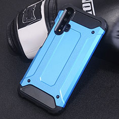 Custodia Silicone e Plastica Opaca Cover R04 per Huawei Nova 5 Pro Cielo Blu