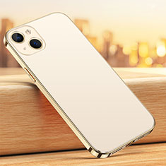 Custodia Silicone e Plastica Opaca Cover U02 per Apple iPhone 15 Oro