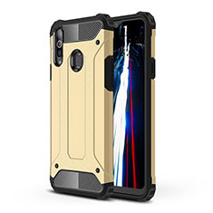 Custodia Silicone e Plastica Opaca Cover WL1 per Samsung Galaxy A20s Oro