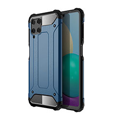 Custodia Silicone e Plastica Opaca Cover WL1 per Samsung Galaxy A22 4G Blu