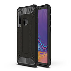 Custodia Silicone e Plastica Opaca Cover WL1 per Samsung Galaxy A9s Nero