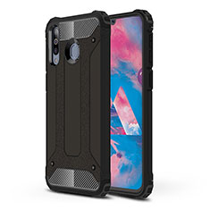 Custodia Silicone e Plastica Opaca Cover WL1 per Samsung Galaxy M30 Nero