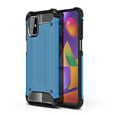 Custodia Silicone e Plastica Opaca Cover WL1 per Samsung Galaxy M31s Blu