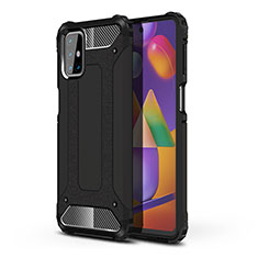 Custodia Silicone e Plastica Opaca Cover WL1 per Samsung Galaxy M31s Nero