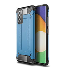 Custodia Silicone e Plastica Opaca Cover WL1 per Samsung Galaxy M34 5G Blu