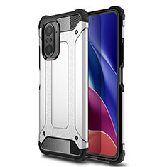 Custodia Silicone e Plastica Opaca Cover WL1 per Xiaomi Poco F3 5G Argento