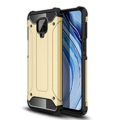 Custodia Silicone e Plastica Opaca Cover WL1 per Xiaomi Poco M2 Pro Oro