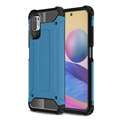 Custodia Silicone e Plastica Opaca Cover WL1 per Xiaomi POCO M3 Pro 5G Blu