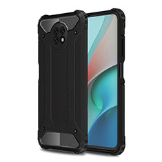 Custodia Silicone e Plastica Opaca Cover WL1 per Xiaomi Redmi Note 9 5G Nero