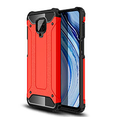 Custodia Silicone e Plastica Opaca Cover WL1 per Xiaomi Redmi Note 9S Rosso