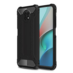 Custodia Silicone e Plastica Opaca Cover WL1 per Xiaomi Redmi Note 9T 5G Nero