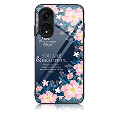 Custodia Silicone Gel Laterale Fantasia Modello Specchio Cover JM1 per Huawei Honor X5 Plus Rosa