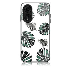 Custodia Silicone Gel Laterale Fantasia Modello Specchio Cover JM1 per Huawei Honor X5 Plus Verde Pastello