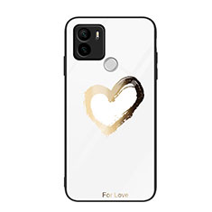 Custodia Silicone Gel Laterale Fantasia Modello Specchio Cover JM1 per Xiaomi Redmi A1 Plus Oro