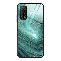 Custodia Silicone Gel Laterale Fantasia Modello Specchio Cover JM1 per Xiaomi Redmi K30S 5G Verde