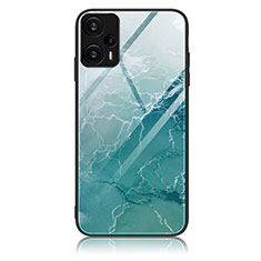 Custodia Silicone Gel Laterale Fantasia Modello Specchio Cover JM1 per Xiaomi Redmi Note 12 Turbo 5G Verde Pastello