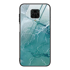 Custodia Silicone Gel Laterale Fantasia Modello Specchio Cover JM1 per Xiaomi Redmi Note 9 Pro Max Verde