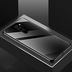 Custodia Silicone Gel Laterale Fantasia Modello Specchio Cover K01 per Xiaomi Redmi Note 8 Pro Nero